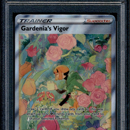 Gardenia's Vigor - GG61/GG70 - PSA 9 - Full Art - Crown Zenith - Pokemon - 68764