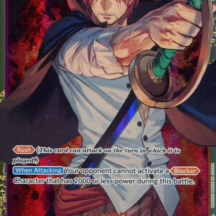 Shanks - OP01-120 - Secret Rare - English - One Piece TCG OP-01