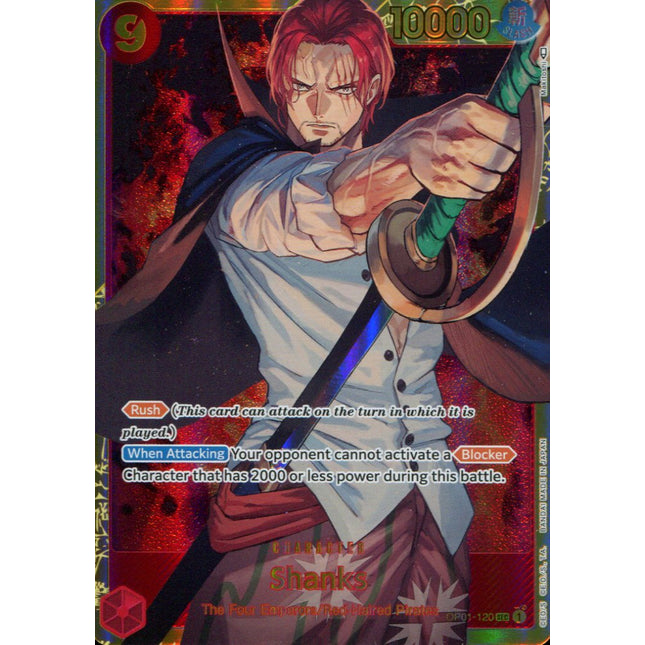 Shanks - OP01-120 - Secret Rare - English - One Piece TCG OP-01