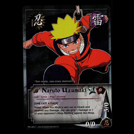 Naruto Uzumaki - PR us011 - NM - Unlimited Foil - Promo - Naruto CCG - D3-146