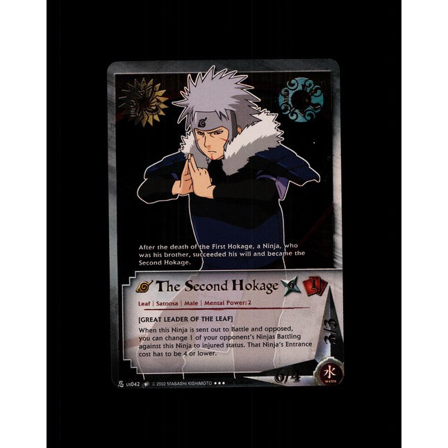 The Second Hokage - us042 - NM - 1st Edition - Foil - Naruto CCG - D4-273
