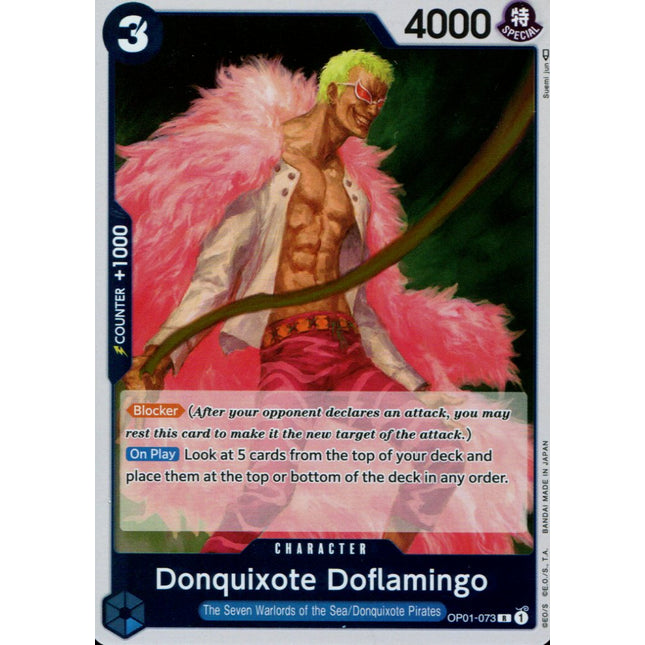 Donquixote Doflamingo - OP01-073 - Rare - English - One Piece TCG OP-01