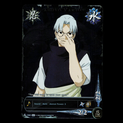 Kabuto Yakushi - 1263 - NM - 1st Edition Full Art - S22 - Naruto CCG - D3-91