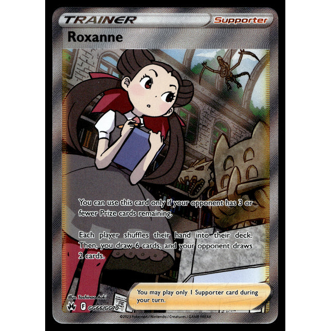 Roxanne - GG66/GG70 - NM - Full Art - Crown Zenith - Pokemon - C3-57