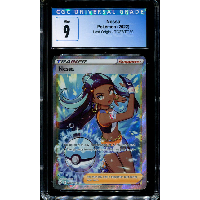 Nessa - TG27/TG30 - CGC 9 - Lost Origin - Full Art - Pokemon - 5092