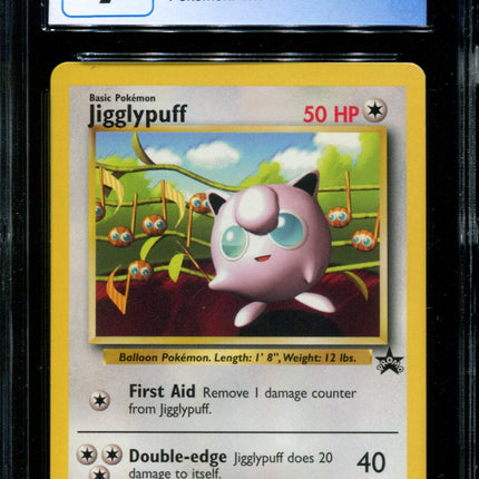 Jigglypuff - 7 - CGC 9 - Black Star Promo - First Movie Soundtrack - Pokemon - 54116