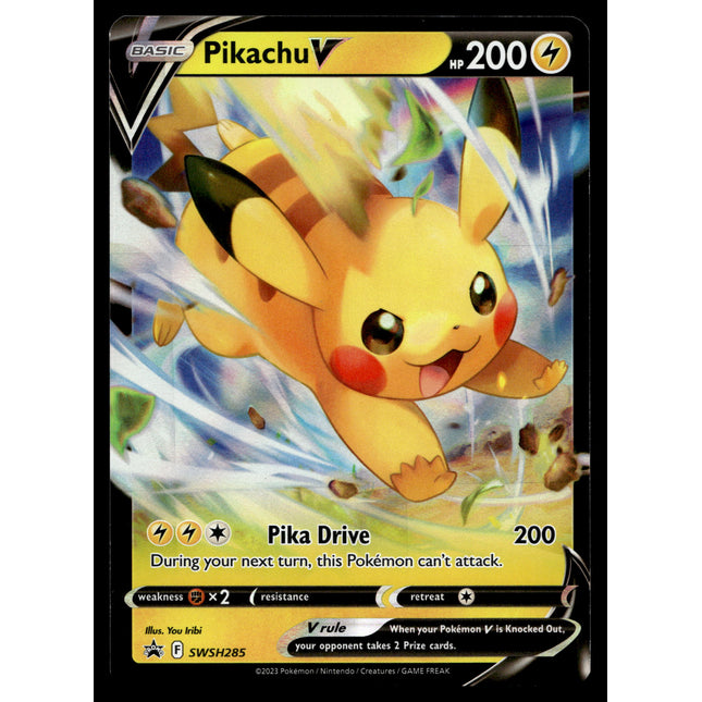 Pikachu V - SWSH285 - NM - Ultra Rare - Promo - Pokemon - A9-46