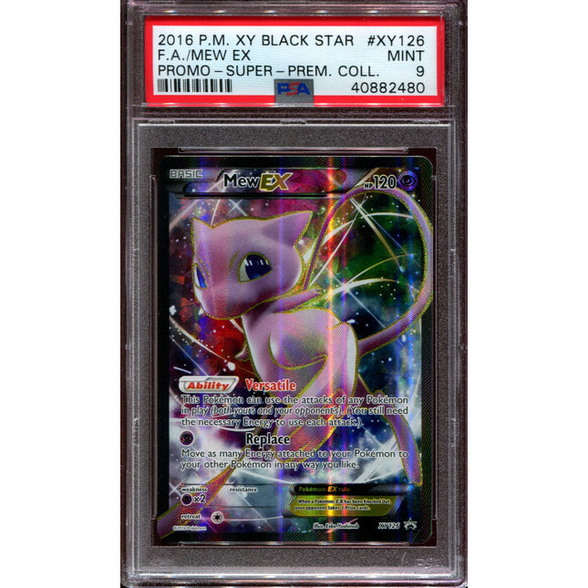 Mew EX - Full Art - Promo - XY Super Premium Collection - XY126 - PSA 9