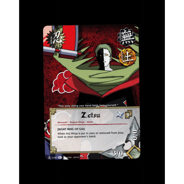 Zetsu - 1145 - NM - Non-Foil - S21 - Naruto CCG - E1-169
