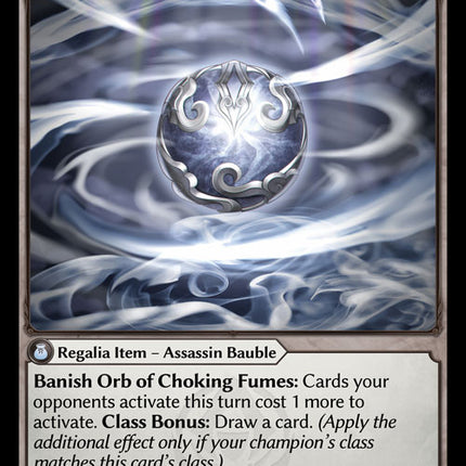 Orb of Choking Fumes - DOAp-019 - Rare - Near Mint - Non-Foil - Grand Archive TCG