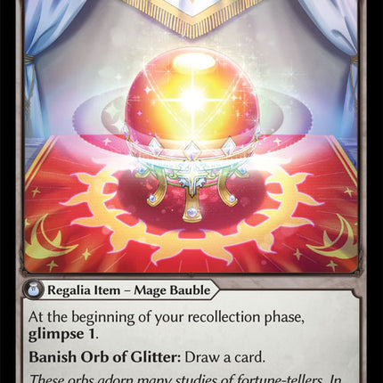 Orb of Glitter - DOA Alter EN-044 - x1 - Super Rare - Near Mint - Non-Foil - Grand Archive TCG