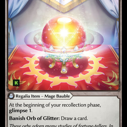 Orb of Glitter - DOAp-020KS - Super Rare - Near Mint - Non-Foil - Grand Archive TCG
