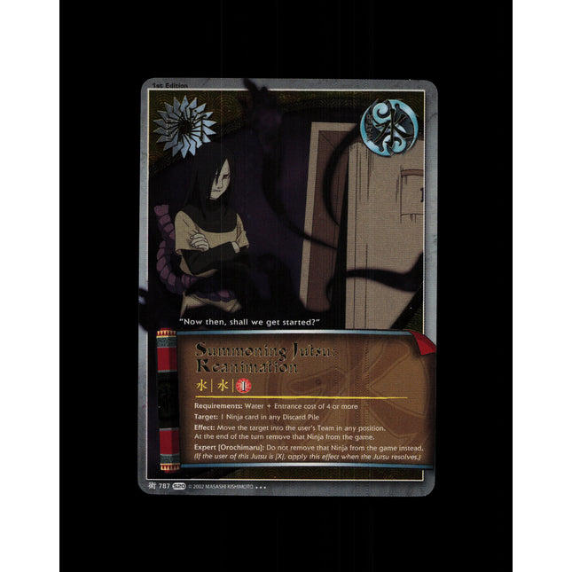 Summoning Jutsu: Reanimation - 787 - NM - 1st Edition Foil - S20 - Naruto CCG - D4-144