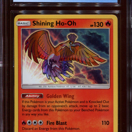 Shining Ho-oh - SM70 - CGC 9 Mint - Black Star Promo - Shining Legends - 68275