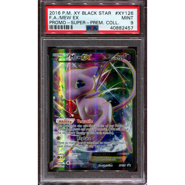 Mew EX - Full Art - Promo - XY Super Premium Collection - XY126 - PSA 9
