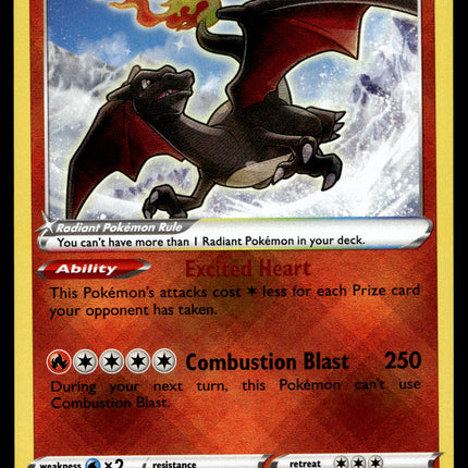Radiant Charizard - 020/159 - NM - Ultra Rare - Crown Zenith - Pokemon - A7-62