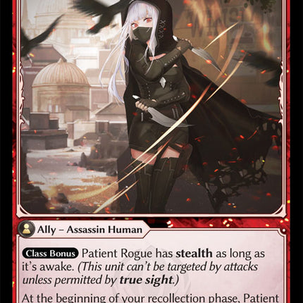 Patient Rogue - DOA Alter EN-146 - x1 - Uncommon - Near Mint - Non-Foil - Grand Archive TCG