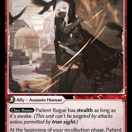 Patient Rogue - DOA 1st EN-146 - Uncommon - Near Mint - Foil - Grand Archive TCG