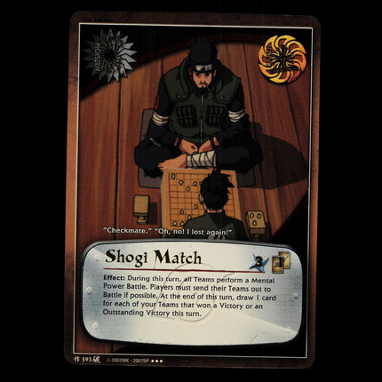 Shogi Match - 593 - NM - 1st Edition - Foil - Naruto CCG - D4-230