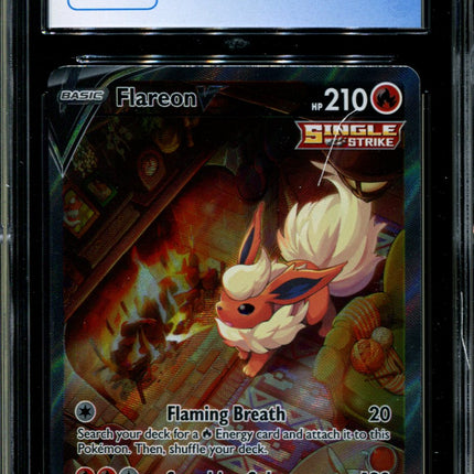 Flareon V - SWSH179 - CGC 8.5 - Black Star Promos - Alternate Art - Pokemon - 92298