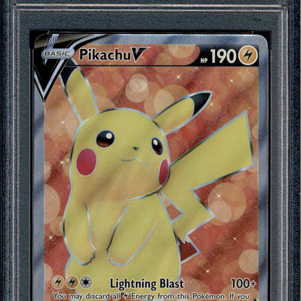 Pikachu V - 157/172 - PSA 9 - Full Art - Brilliant Stars - Pokemon - 73393