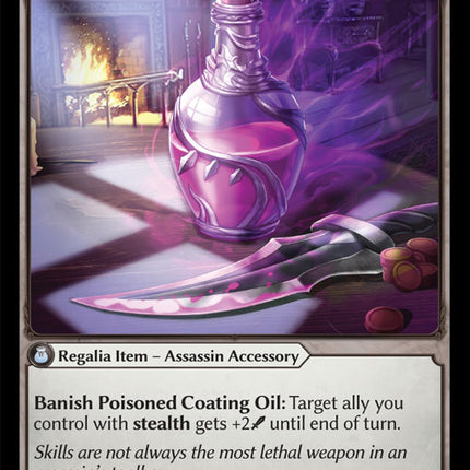 Poisoned Coating Oil - DOA Alter EN-047 - x1 - Rare - Near Mint - Non-Foil - Grand Archive TCG