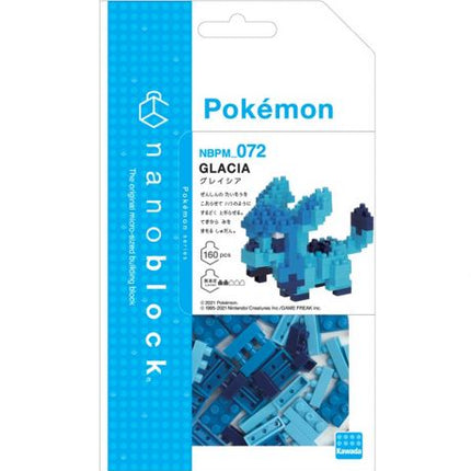 Glaceon - Pokemon Nanoblock Kit - Building Blocks Toy - English - Kawada - NBPM-072