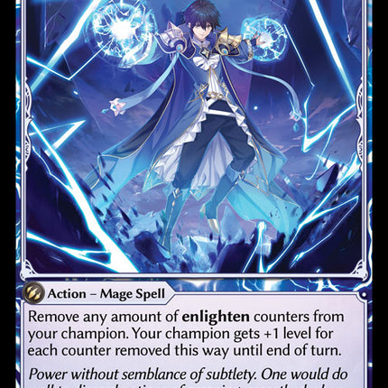 Power Overwhelming - DOA 1st EN-245 - Super Rare - Near Mint - Non-Foil - Grand Archive TCG
