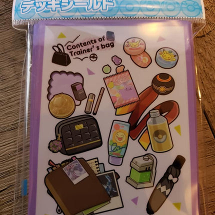 Contents of Trainer's Bag - Pokemon Center - Set of 64 Sleeves