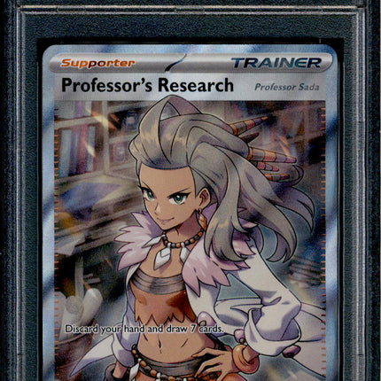 Professor's Research - 240/198 - PSA 9 - Full Art - SVI - Pokemon - 56282