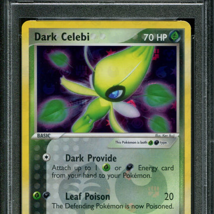 Dark Celebi - 4/101 - PSA 9 - Reverse Holo - Hidden Legends - Pokemon - 64981