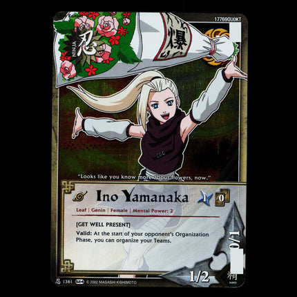 Ino Yamanaka - 1361 - NM - 1st Edition Foil - S24 - Naruto CCG - D3-69