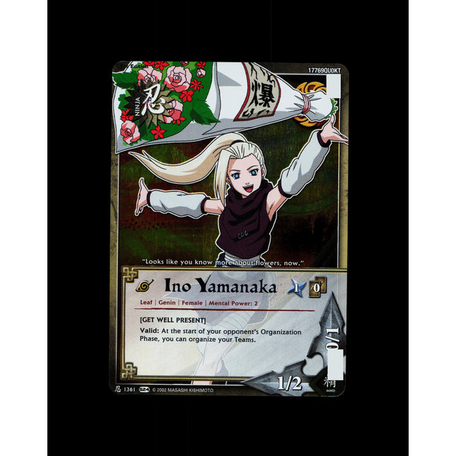 Ino Yamanaka - 1361 - NM - 1st Edition Foil - S24 - Naruto CCG - D3-69