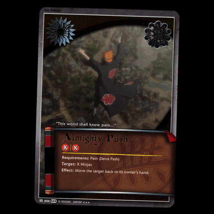 Almighty Push - 888 - NM - 1st Edition Foil - S23 - Naruto CCG - D4-33
