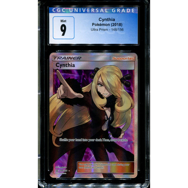 Cynthia - 148/156 - CGC 9 - Ultra Prism - Full Art - Pokemon - 91213