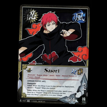 Sasori - 1547 - NM - Foil - S26 - Naruto CCG - E1-141