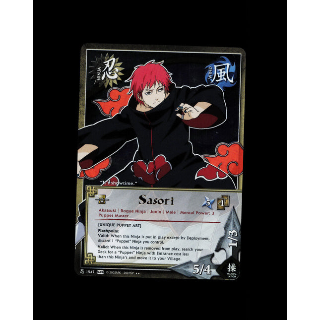 Sasori - 1547 - NM - Foil - S26 - Naruto CCG - E1-141
