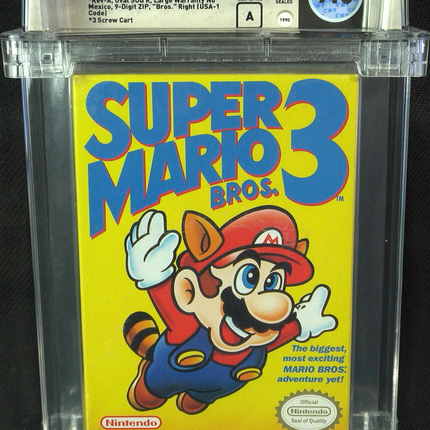 Super Mario Bros. 3 - NES - WATA 7.5 - A - Right Bros. - Brand New Sealed
