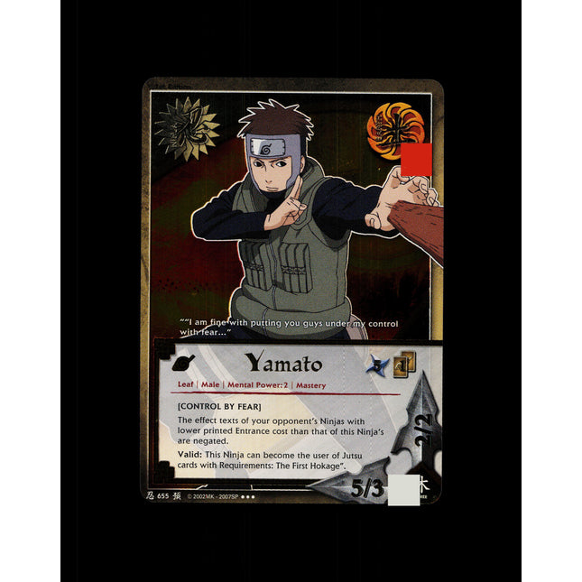 Yamato - 655 - NM - 1st Edition - Foil - Naruto CCG - D4-303