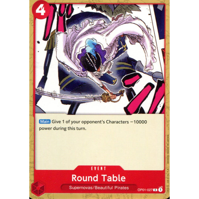 Round Table - OP01-027 - Common - English - One Piece TCG OP-01