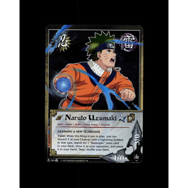Naruto Uzumaki - 563 - NM - 1st Edition - Foil - Naruto CCG - D3-53