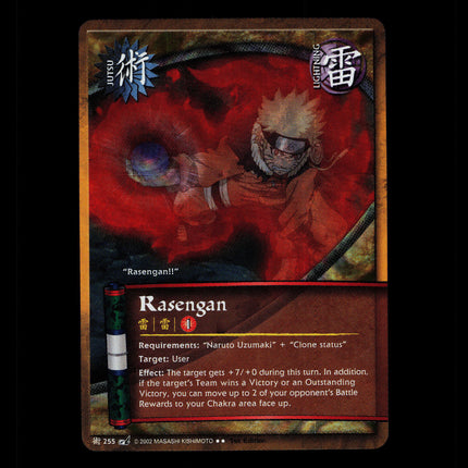Rasengan - 255 - NM - 1st Edition - Foil - Naruto CCG - D4-313