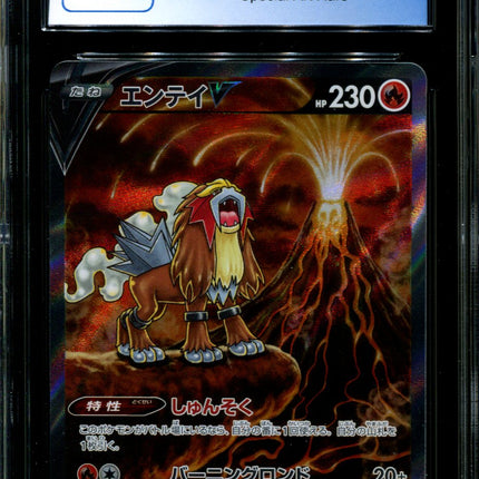 Entei V - 213/172 - CGC 10 - Special Art Rare - VSTAR Universe - Pokemon - 56121
