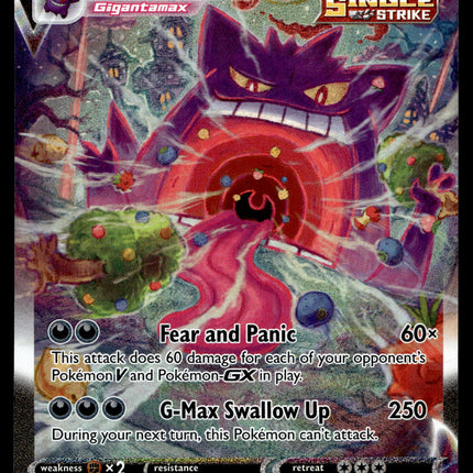 Gengar Vmax - 271/264 - NM - Alt Art - Fusion Strike - Pokemon - A6-88
