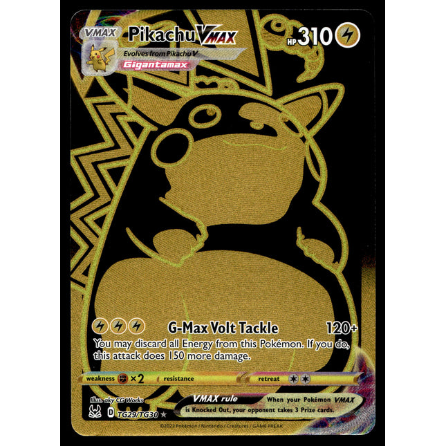 Pikachu Vmax - TG29/TG30 - NM - Secret Rare - Lost Origin - Pokemon - A7-29