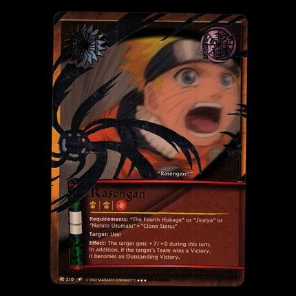 Rasengan - 210 - NM - 1st Edition - Foil - Naruto CCG - D4-325