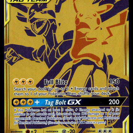 Pikachu & Zekrom GX - SM248 - NM - Secret Rare - Promo - Pokemon - A9-88