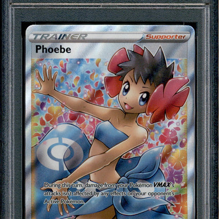 Phoebe - 161/163 - PSA 10 - Full Art - Battle Styles - Pokemon - 30040