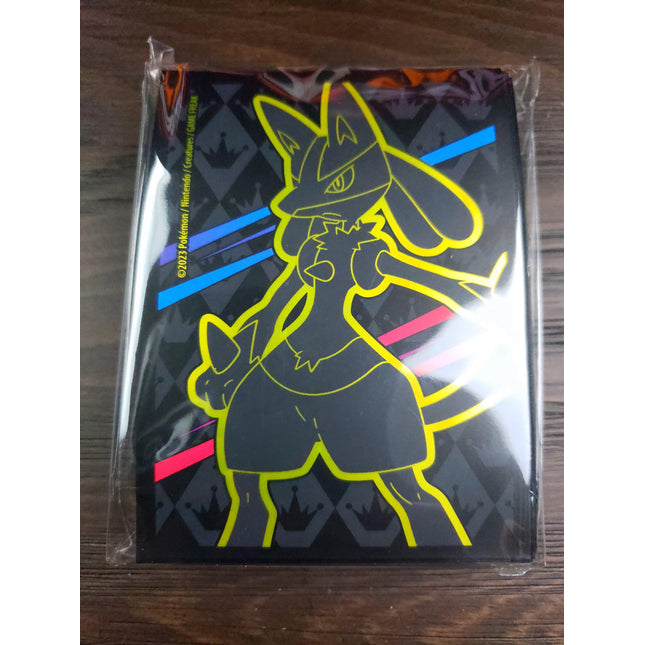 Lucario Vstar - Set of 65 Sleeves - Crown Zenith Elite Trainer Box