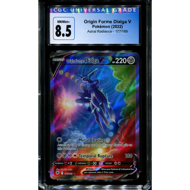 Origin Forme Dialga V - 177/189 - CGC 8.5 - Alternate Art - Astral Radiance - Pokemon - 59095